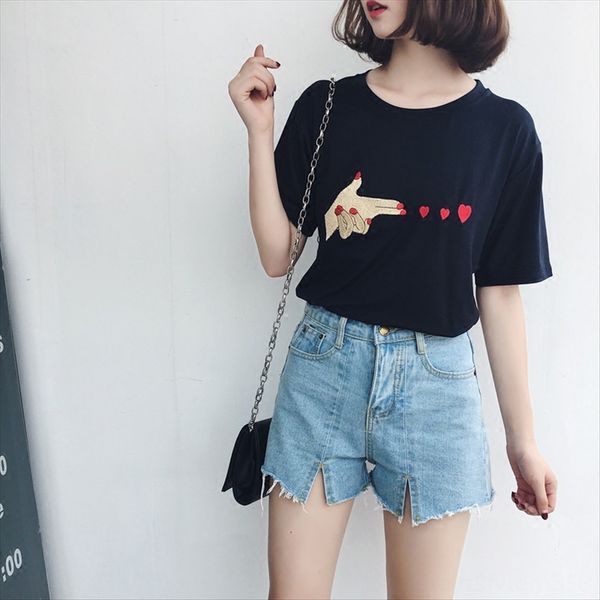 2020 love student loose round collar short sleeve female 2020 love t-shirt embroidery student loose round collar short sleeve embroi, White
2020 love student loose round collar short sleeve female 2020 love t-shirt embroidery student loose round collar short sleeve embroi, White