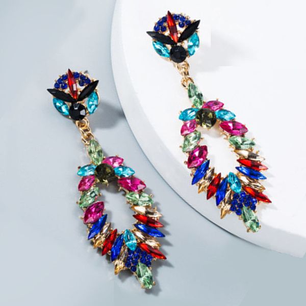 new vintage crystal drop earrings for women fashion jewelry geometric leaf statement long earings accesorios mujer aretes, Silver
new vintage crystal drop earrings for women fashion jewelry geometric leaf statement long earings accesorios mujer aretes, Silver