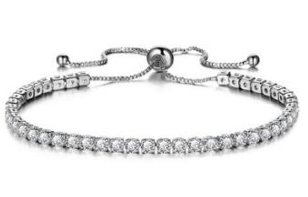 fashion cubic zirconia tennis bracelet & bangle adjustable pulseras mujer charm bracelet for women bridal wedding jewelry, Black
fashion cubic zirconia tennis bracelet & bangle adjustable pulseras mujer charm bracelet for women bridal wedding jewelry, Black