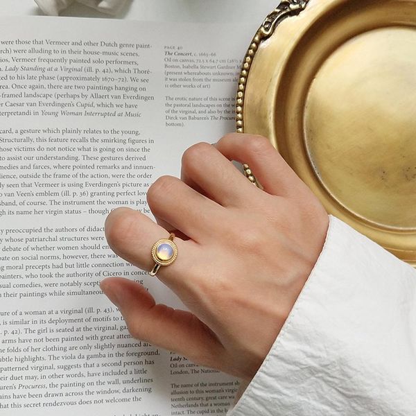 e jewelry 925 sterling silver round white zircon open ring female personality jewelry fashion temperament ring 2019, Golden;silver
e jewelry 925 sterling silver round white zircon open ring female personality jewelry fashion temperament ring 2019, Golden;silver