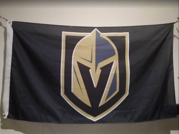 Vegas Golden Knights Flag 90 x 150 cm Polyester Las Vegas Ice Hockey Sports Team Stars And Stripes Banner
Vegas Golden Knights Flag 90 x 150 cm Polyester Las Vegas Ice Hockey Sports Team Stars And Stripes Banner