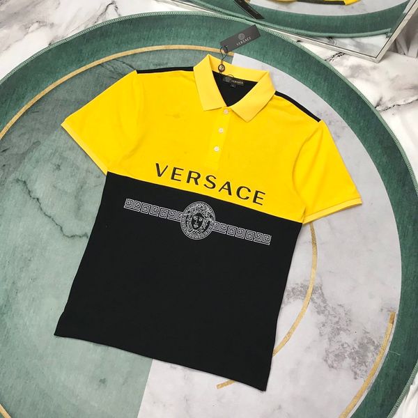 mens designer luxury fashion color matching logos embroidered polo shirt men women fashion loose breathable turndown collar short sleeve, White;black
mens designer luxury fashion color matching logos embroidered polo shirt men women fashion loose breathable turndown collar short sleeve, White;black