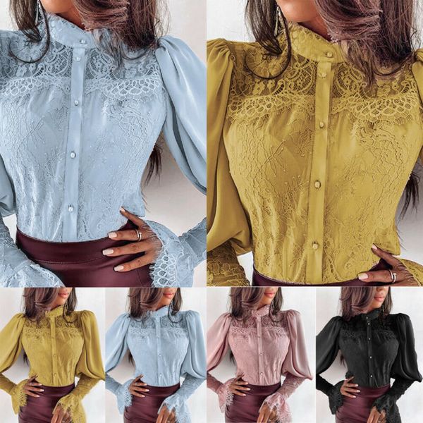 summer women long lantern sleeve lace yoga shirt turtleneck single breasted embroidered blouse sport loose, White;red
summer women long lantern sleeve lace yoga shirt turtleneck single breasted embroidered blouse sport loose, White;red