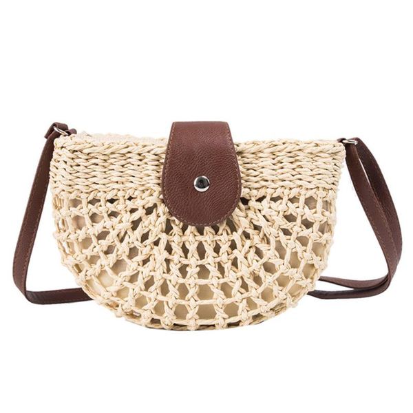 women's straw bag fashion woven mini shoulder bag female handbags wild semi-circular luxury handbag
women's straw bag fashion woven mini shoulder bag female handbags wild semi-circular luxury handbag