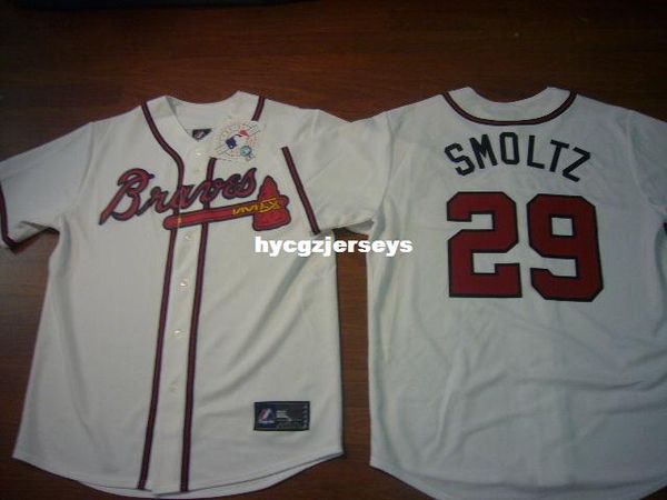 baseball ab #29 john smoltz sewn shirt jersey white size choice mens stitched jerseys big and tall size xs-6xl for sale, Black;blue 
baseball ab #29 john smoltz sewn shirt jersey white size choice mens stitched jerseys big and tall size xs-6xl for sale, Black;blue
