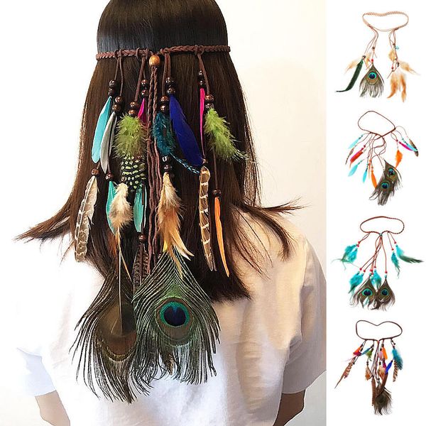 Indian Feather Headband Hair Accessories 2019 Festival Women Hippie Adjustable Headdress Boho Peacock Hair Band Headwear
Indian Feather Headband Hair Accessories 2019 Festival Women Hippie Adjustable Headdress Boho Peacock Hair Band Headwear