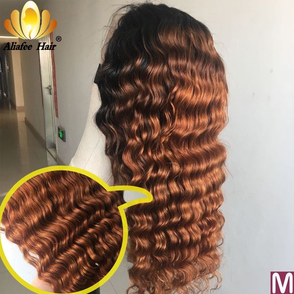 aliafee ombre color deep wave wig malaysia remy hair 13x6 lace front human hair wigs 150% pre plucked with baby for women, Black;brown
aliafee ombre color deep wave wig malaysia remy hair 13x6 lace front human hair wigs 150% pre plucked with baby for women, Black;brown