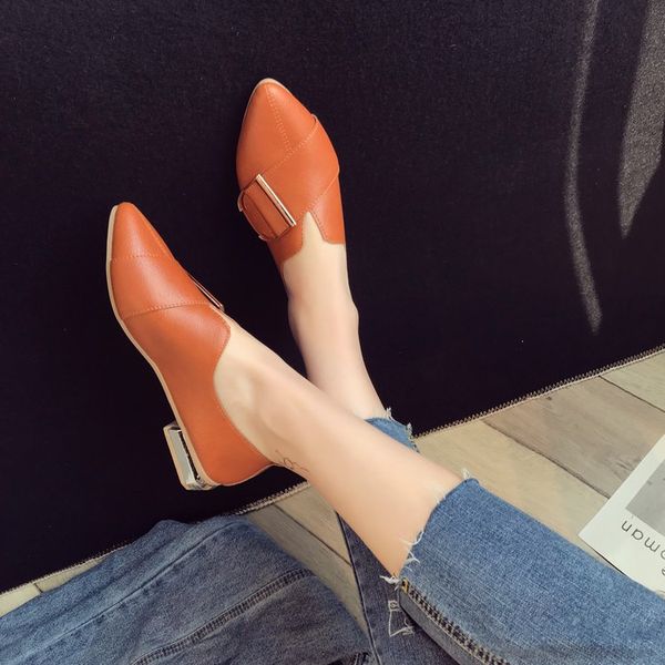 2018 new korean version of the wild single shoes british wind women's shoes retro fashion wild women's, Black
2018 new korean version of the wild single shoes british wind women's shoes retro fashion wild women's, Black