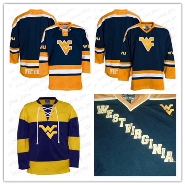custom men's west virginia mountaineers hockey jersey stitched any name any number hight quality size s-xxxl, Black
custom men's west virginia mountaineers hockey jersey stitched any name any number hight quality size s-xxxl, Black