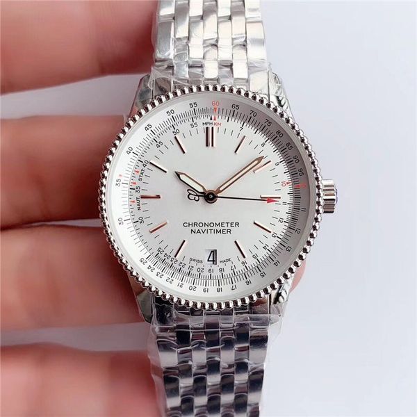 the core diameter of automatic machinery in kor factory is 38mm. the fine steel case rotates bidirectional anti-dazzle arc with sapphire lum, Slivery;brown
the core diameter of automatic machinery in kor factory is 38mm. the fine steel case rotates bidirectional anti-dazzle arc with sapphire lum, Slivery;brown