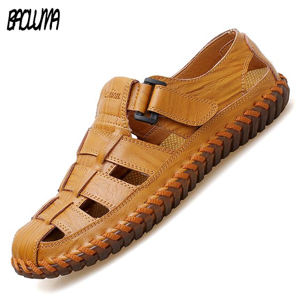 brands mens sandals real leather outdoor sandals summer handmade men shoes men's breathable summer walking, Black
brands mens sandals real leather outdoor sandals summer handmade men shoes men's breathable summer walking, Black