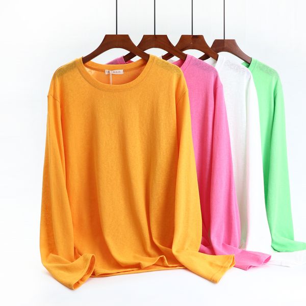 sales 2020 summer linen long t- clothes sleeve t-shirt women's shirt fashionable casual simple slim clothes, White
sales 2020 summer linen long t- clothes sleeve t-shirt women's shirt fashionable casual simple slim clothes, White