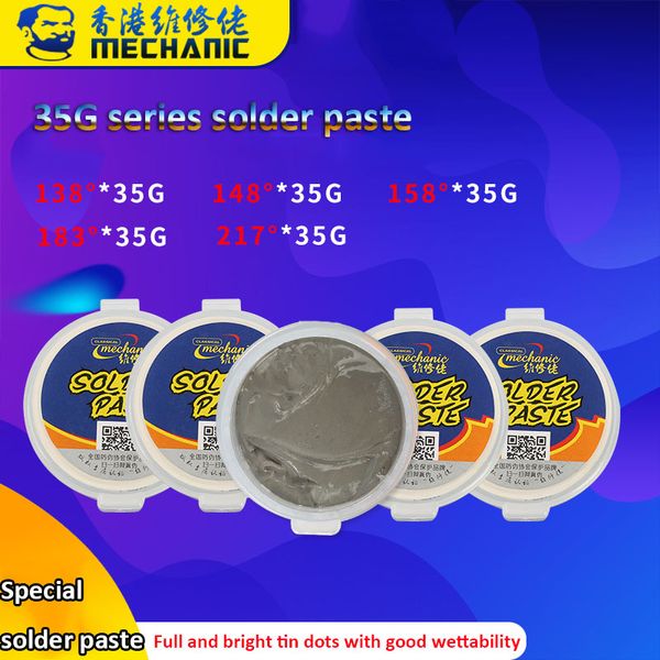 mechanic grey tin mud for mobile phone motherboard welding repair plant tin solder flux paste soldering cream fluxes
mechanic grey tin mud for mobile phone motherboard welding repair plant tin solder flux paste soldering cream fluxes