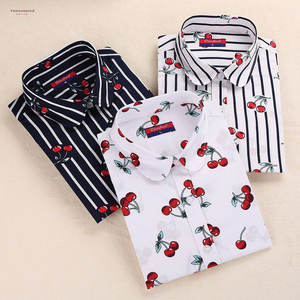 print women cherry blouses long sleeve shirt turn down collar floral women plus size 5xl blouse vintage cotton shirt, White
print women cherry blouses long sleeve shirt turn down collar floral women plus size 5xl blouse vintage cotton shirt, White