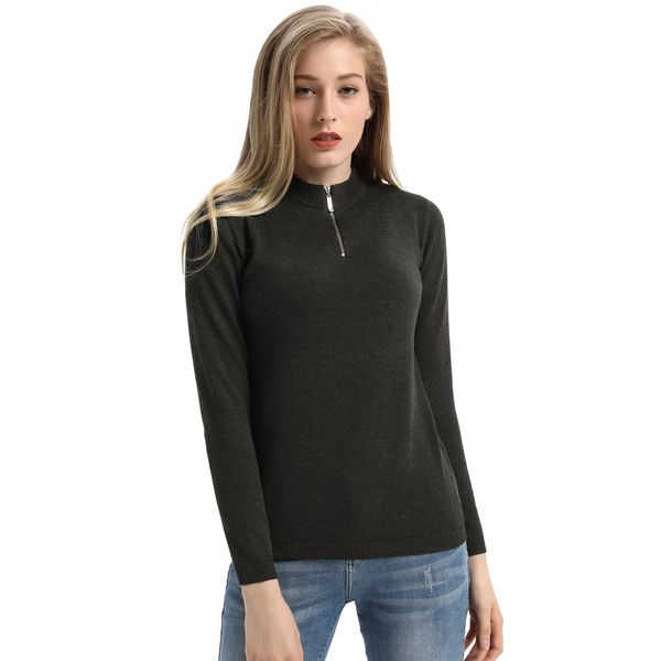 curlbiuty women's casual slim fit long sleeve pullover zip-up knitwear sweater autumn winter warm sweater solid cotton, White;black
curlbiuty women's casual slim fit long sleeve pullover zip-up knitwear sweater autumn winter warm sweater solid cotton, White;black