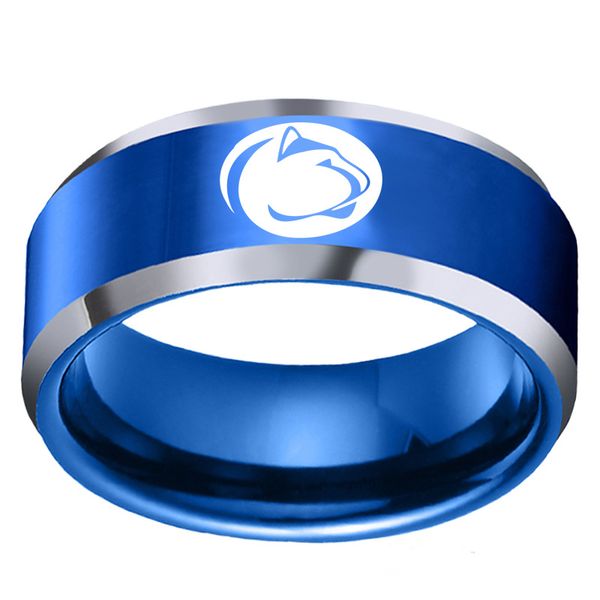 8mm penn state nittany lions stainless steel rings for women men fashion jewelry band monochrome silver black gold blue colorful ring
8mm penn state nittany lions stainless steel rings for women men fashion jewelry band monochrome silver black gold blue colorful ring