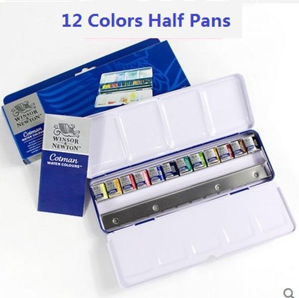 winsor&newton cotman solid watercolor paint 12/24 colors half pans set metal box packing pigment art drawing paint
winsor&newton cotman solid watercolor paint 12/24 colors half pans set metal box packing pigment art drawing paint