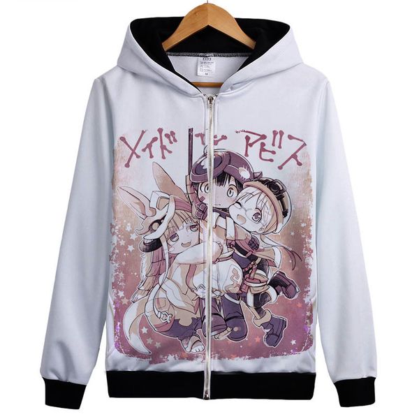 made in abyss hoodie long-sleeve sweatshirt made in abyss cosplay hoodie coat nanachi cosplay costum outwear fit, Black
made in abyss hoodie long-sleeve sweatshirt made in abyss cosplay hoodie coat nanachi cosplay costum outwear fit, Black
