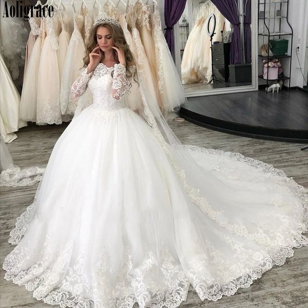 princess ball gown wedding dresses 2021 off the shoulder long sleeves lace appliques court train vintage bridal gown vestido de novia, White
princess ball gown wedding dresses 2021 off the shoulder long sleeves lace appliques court train vintage bridal gown vestido de novia, White