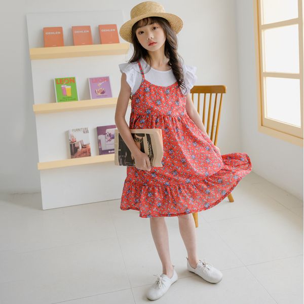 girls patchwork dress 2020 summer new children fake two-piece dress kids cute princess dresses baby girls floral dresses, #8639, Red;yellow
girls patchwork dress 2020 summer new children fake two-piece dress kids cute princess dresses baby girls floral dresses, #8639, Red;yellow