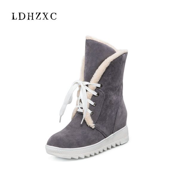 ldhzxc women mid calf boots wedges heel winter shoes platform round toe fashion women motorcycle boots big size 12 11, Black
ldhzxc women mid calf boots wedges heel winter shoes platform round toe fashion women motorcycle boots big size 12 11, Black