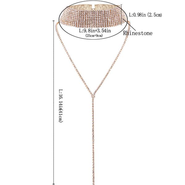 многослойные choker ожерелье для воротник женщины платья партии кристалл rhinestone длинного ожерелья заявления ювелирных изделия рождествен, Golden;silver
многослойные choker ожерелье для воротник женщины платья партии кристалл rhinestone длинного ожерелья заявления ювелирных изделия рождествен, Golden;silver