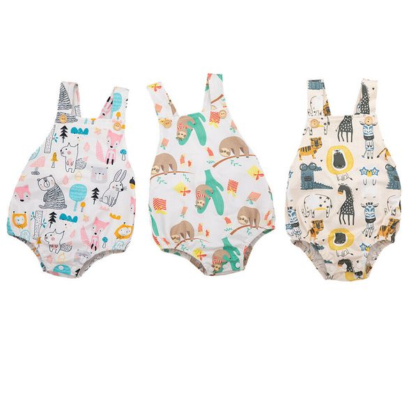 baby boy girl cartoon animal print bodysuit sleeveless one-pieces jumpsuit outfit summer clothing, Blue
baby boy girl cartoon animal print bodysuit sleeveless one-pieces jumpsuit outfit summer clothing, Blue