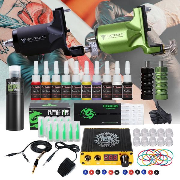 rotary tattoo kit dragonhawk extreme rotary motor machine mini power supply disposable needles tips grips black tattoo set
rotary tattoo kit dragonhawk extreme rotary motor machine mini power supply disposable needles tips grips black tattoo set
