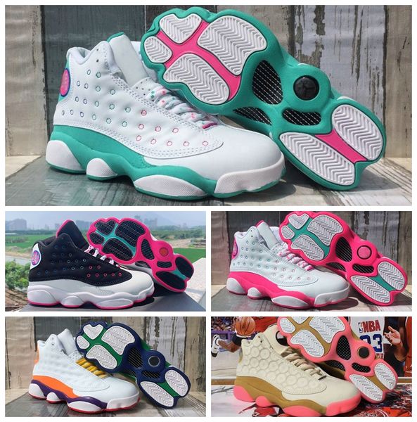 fashion jumpman 13 women girls basketball shoes gs playground platinum mint green 13s pink sports sneakers outdoor trainers des chaussures
fashion jumpman 13 women girls basketball shoes gs playground platinum mint green 13s pink sports sneakers outdoor trainers des chaussures
