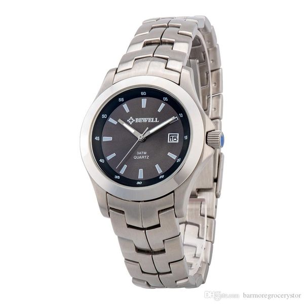 bewell brand stainless steel men's watch fashion explosion business waterproof quartz watch micro-merchant source one delivery, Black;brown
bewell brand stainless steel men's watch fashion explosion business waterproof quartz watch micro-merchant source one delivery, Black;brown