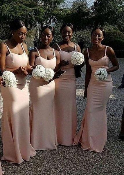 new arrival south african backless bridesmaid dresses for summer weddings mermaid spaghetti straps maid of honor gowns plus size, White;pink
new arrival south african backless bridesmaid dresses for summer weddings mermaid spaghetti straps maid of honor gowns plus size, White;pink