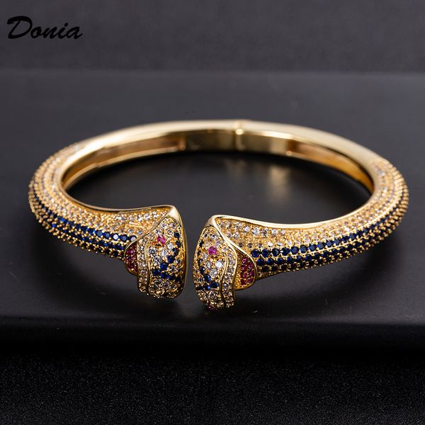 donia jewelry designer bracelet double head snake copper bracelet with zirconia jewelry adjustable opening luxury bracelet, Black
donia jewelry designer bracelet double head snake copper bracelet with zirconia jewelry adjustable opening luxury bracelet, Black