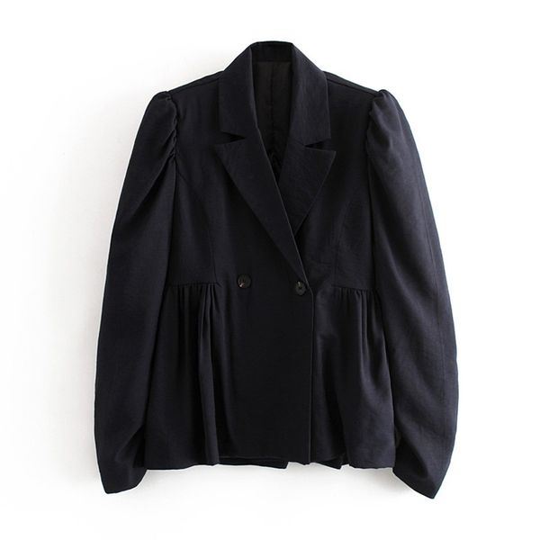 women's suits & blazers stylish elegant ruched women blazer jacket fashion solid double breasted work wear outerwear female suit, White;black
women's suits & blazers stylish elegant ruched women blazer jacket fashion solid double breasted work wear outerwear female suit, White;black