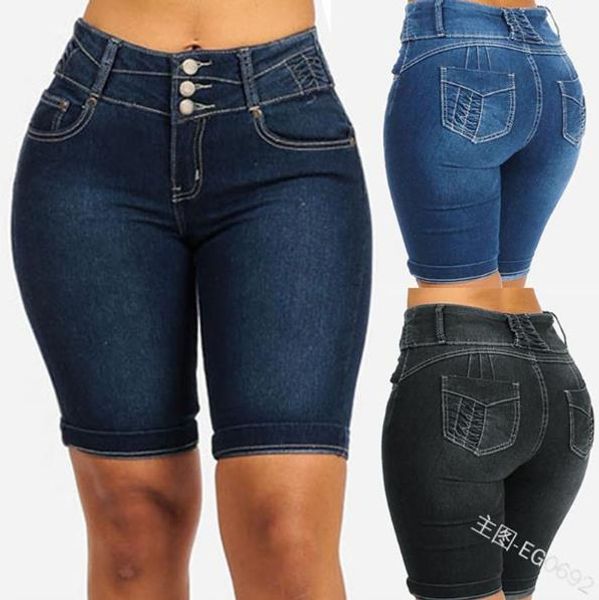womens fashion slim short jeans womens summer hip package jeans womens solid color shorts, Blue
womens fashion slim short jeans womens summer hip package jeans womens solid color shorts, Blue