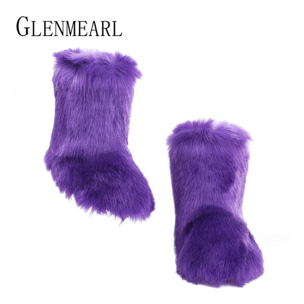 snow boots woman winter shoes warm faux fur ankle boots luxury fur shoes round toe plus size home women 2019 new, Black
snow boots woman winter shoes warm faux fur ankle boots luxury fur shoes round toe plus size home women 2019 new, Black