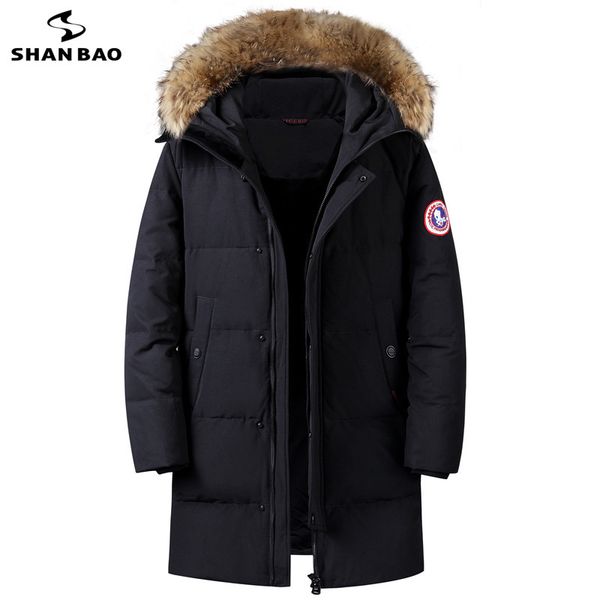 shanbao brand winter camouflage down jacket thick warm white duck down 2019 new men's fur hooded men's casual jacket 6513, Black
shanbao brand winter camouflage down jacket thick warm white duck down 2019 new men's fur hooded men's casual jacket 6513, Black