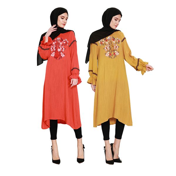 casual slit maxi dress embroidery abaya shirt loose robe gowns vestidos muslim kimono middle east dubai islamic clothing, Black;gray
casual slit maxi dress embroidery abaya shirt loose robe gowns vestidos muslim kimono middle east dubai islamic clothing, Black;gray