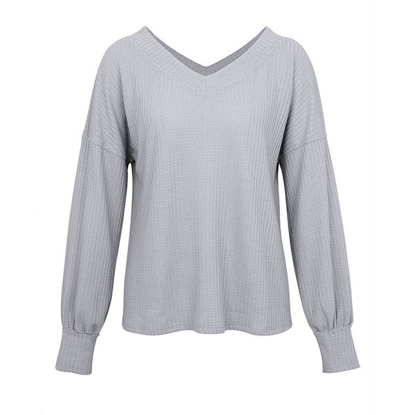 autumn designer womens t-shirts luxury t-shirts for women with v-neck loose lanterns long-sleeves t-shirt brand womens clothes wholesales, White
autumn designer womens t-shirts luxury t-shirts for women with v-neck loose lanterns long-sleeves t-shirt brand womens clothes wholesales, White