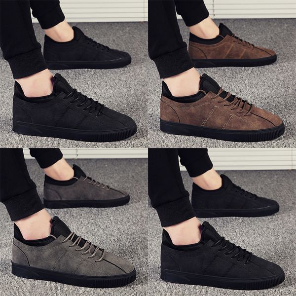 men's shoes autumn breathable board shoes new men's suede casual promotional retro, Black
men's shoes autumn breathable board shoes new men's suede casual promotional retro, Black