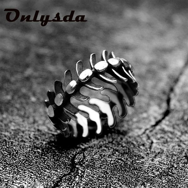 onlysda support drop ship cycle fish bone ring 316l stainless steel jewelry men boys punk cool ring osr308, Golden;silver
onlysda support drop ship cycle fish bone ring 316l stainless steel jewelry men boys punk cool ring osr308, Golden;silver