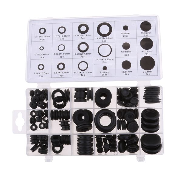125pieces rubber o ring seal plumbing garage set kit 18 sizes assortment
125pieces rubber o ring seal plumbing garage set kit 18 sizes assortment