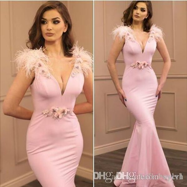 mermaid blus pink prom dresses long on line 2019 v neck evening dresses formal gowns with feathers, Black
mermaid blus pink prom dresses long on line 2019 v neck evening dresses formal gowns with feathers, Black