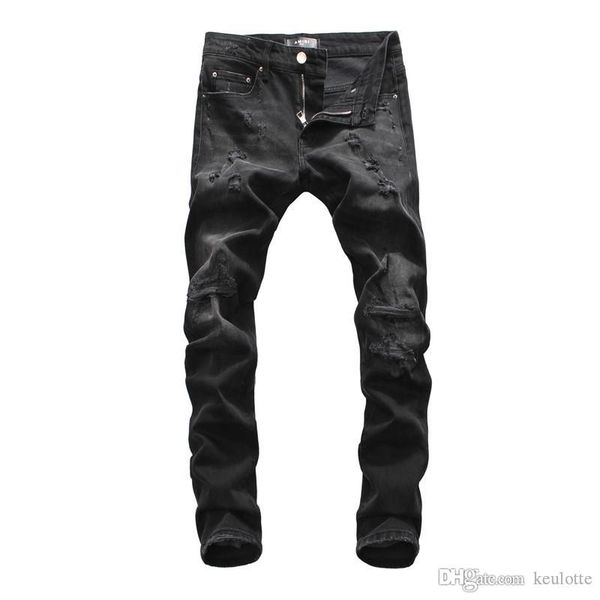 luxury mens holes mens jeans fashion designer jeans street motorcycle casual embroidery straight pants trend mens pants, Blue
luxury mens holes mens jeans fashion designer jeans street motorcycle casual embroidery straight pants trend mens pants, Blue