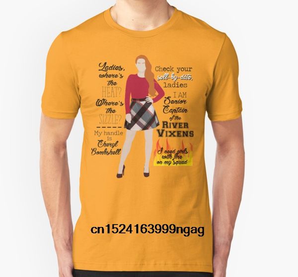 мода прохладный мужчины футболки женщины смешные тенниску шерил blossom (riverdale) customized printed t-shirt, White;black
мода прохладный мужчины футболки женщины смешные тенниску шерил blossom (riverdale) customized printed t-shirt, White;black