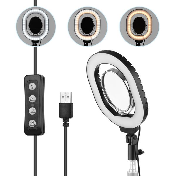 6 inch oval-shaped led ring light dimmable color temperature fill-in light for makeup live p shooting video pgraphy
6 inch oval-shaped led ring light dimmable color temperature fill-in light for makeup live p shooting video pgraphy