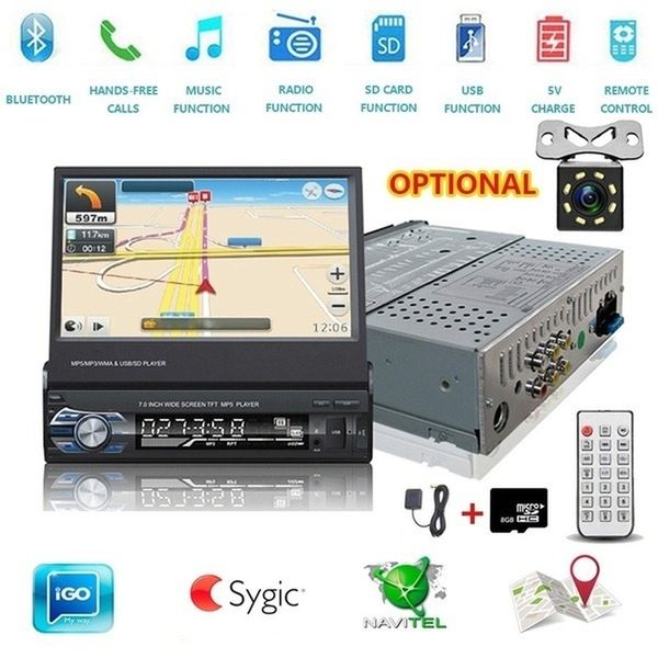 gps navi универсальный автомобильный радиоприемник 7 " сенсорный экран 1din автомобильный стерео fm bluetooth mp3 mp4 mp5 музыкальный аудиоп
gps navi универсальный автомобильный радиоприемник 7 " сенсорный экран 1din автомобильный стерео fm bluetooth mp3 mp4 mp5 музыкальный аудиоп