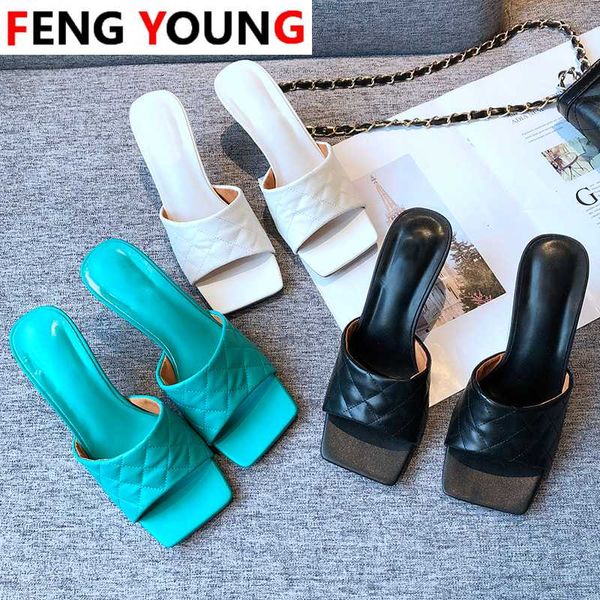 suojialun 2020 summer new women slipper fashion high heel sandals square toe slides outdoor beach flip flops pumps, Black
suojialun 2020 summer new women slipper fashion high heel sandals square toe slides outdoor beach flip flops pumps, Black