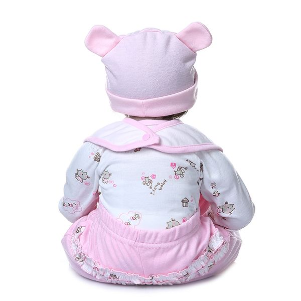 new 55cm pink sleeping bebe doll reborn baby soft silicone cuddly baby doll hand rooted hair adorable real newborn baby
new 55cm pink sleeping bebe doll reborn baby soft silicone cuddly baby doll hand rooted hair adorable real newborn baby