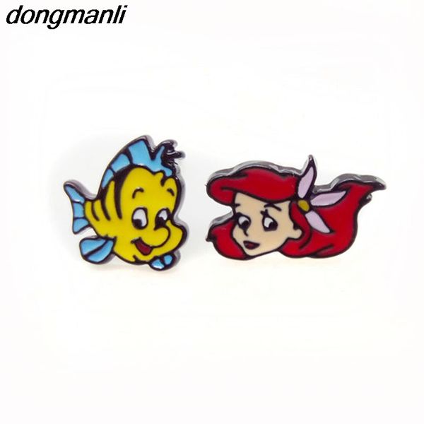 p1377 dongmanli 1 pair new fashion enamel girls kids gift jewelry cute little mermaid ear stud earrings for women, Golden;silver
p1377 dongmanli 1 pair new fashion enamel girls kids gift jewelry cute little mermaid ear stud earrings for women, Golden;silver