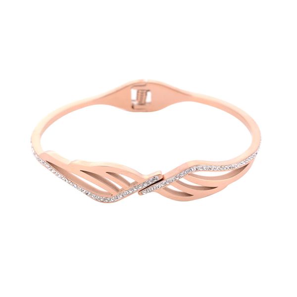 1 pc women bracelet rhinestone titanium steel exquisite bangle bracelet for women ladies, Black
1 pc women bracelet rhinestone titanium steel exquisite bangle bracelet for women ladies, Black